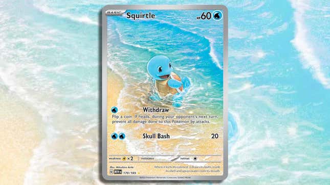 Squirtle ex illustration rare.