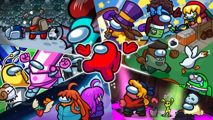 Image for Among Us Is Crossing Over With Goose Game, Celeste, Undertale, And More